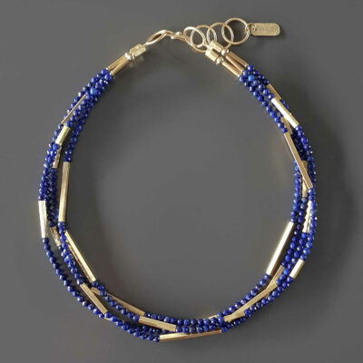Naszyjnik z lapisem lazuli