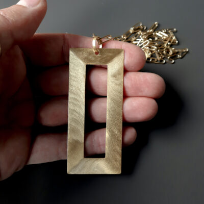 Naszyjnik prostokąt