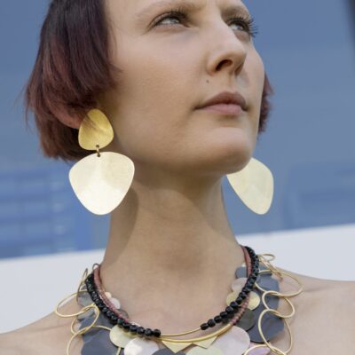 Naszyjnik złoty koła