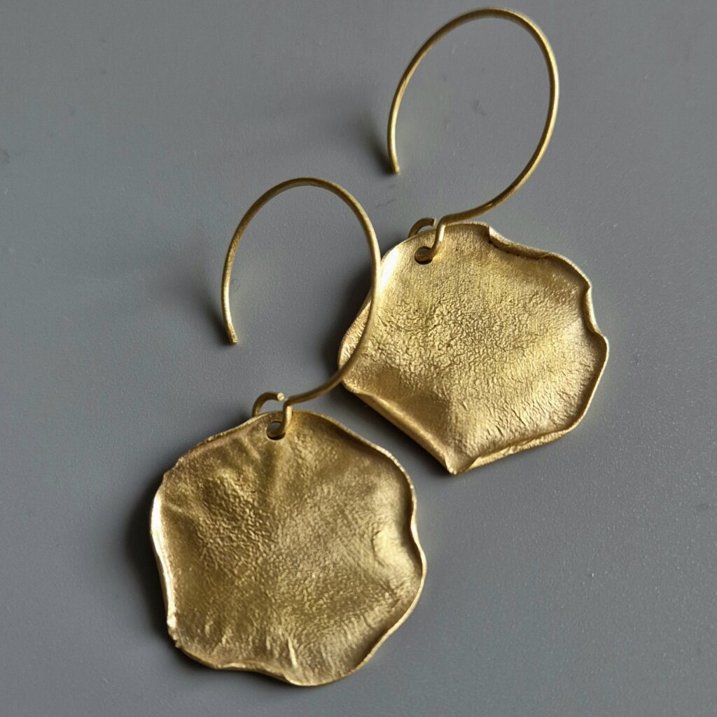 Nieregularne wiszące kolczyki