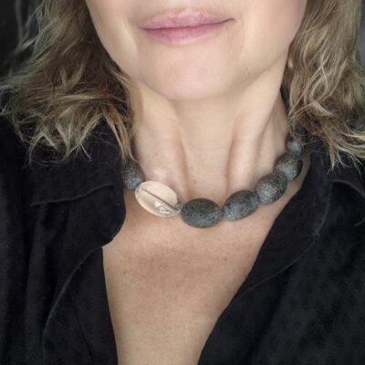 Surowy bursztyn i kryształ górski