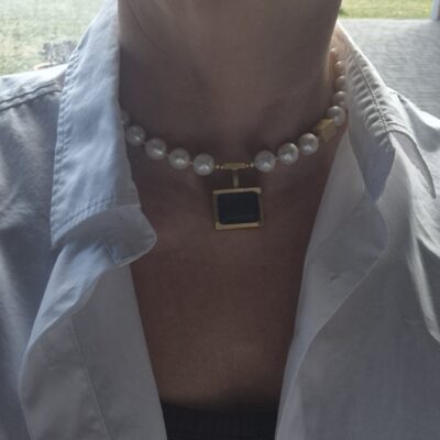 Perły z labradorytem